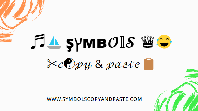 ᐈ Symbols Copy and Paste 1000+ Cool Text Symbols